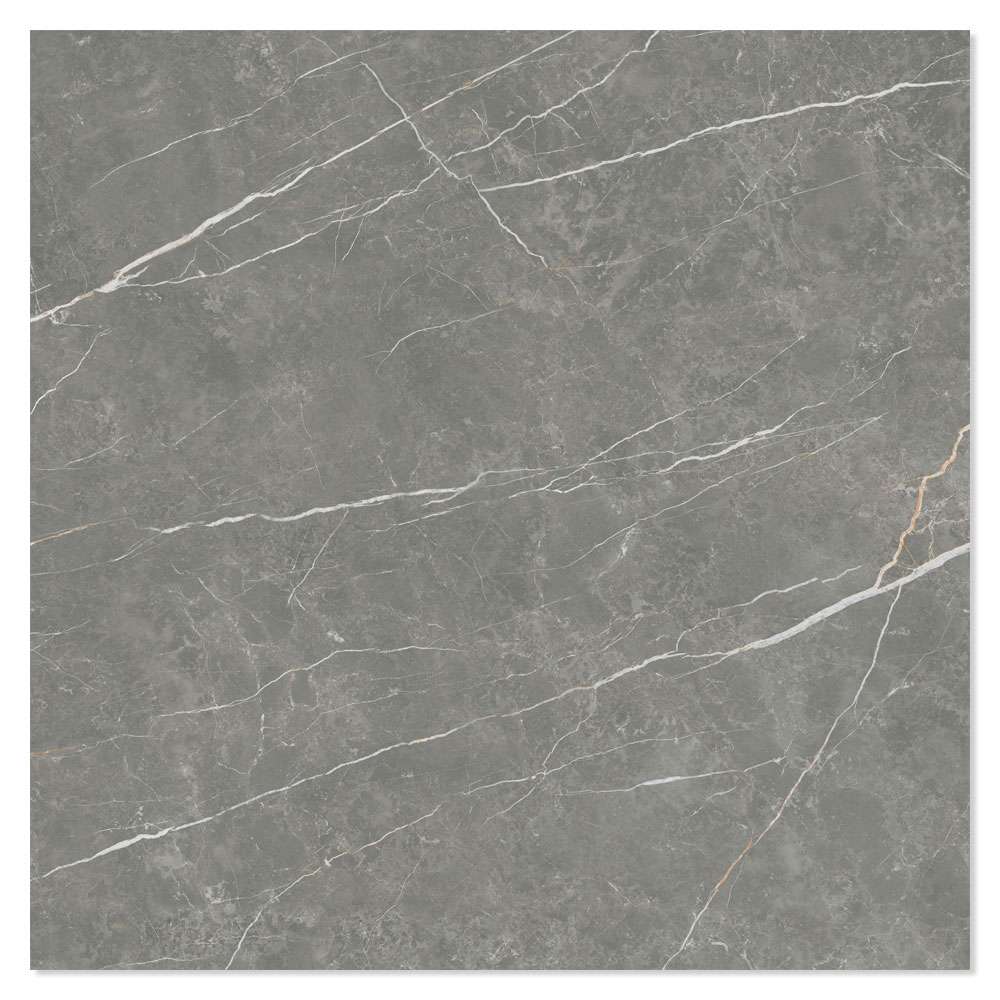 Marmor Gulvflis Prestige Mørk Grå Polert 90x90 cm